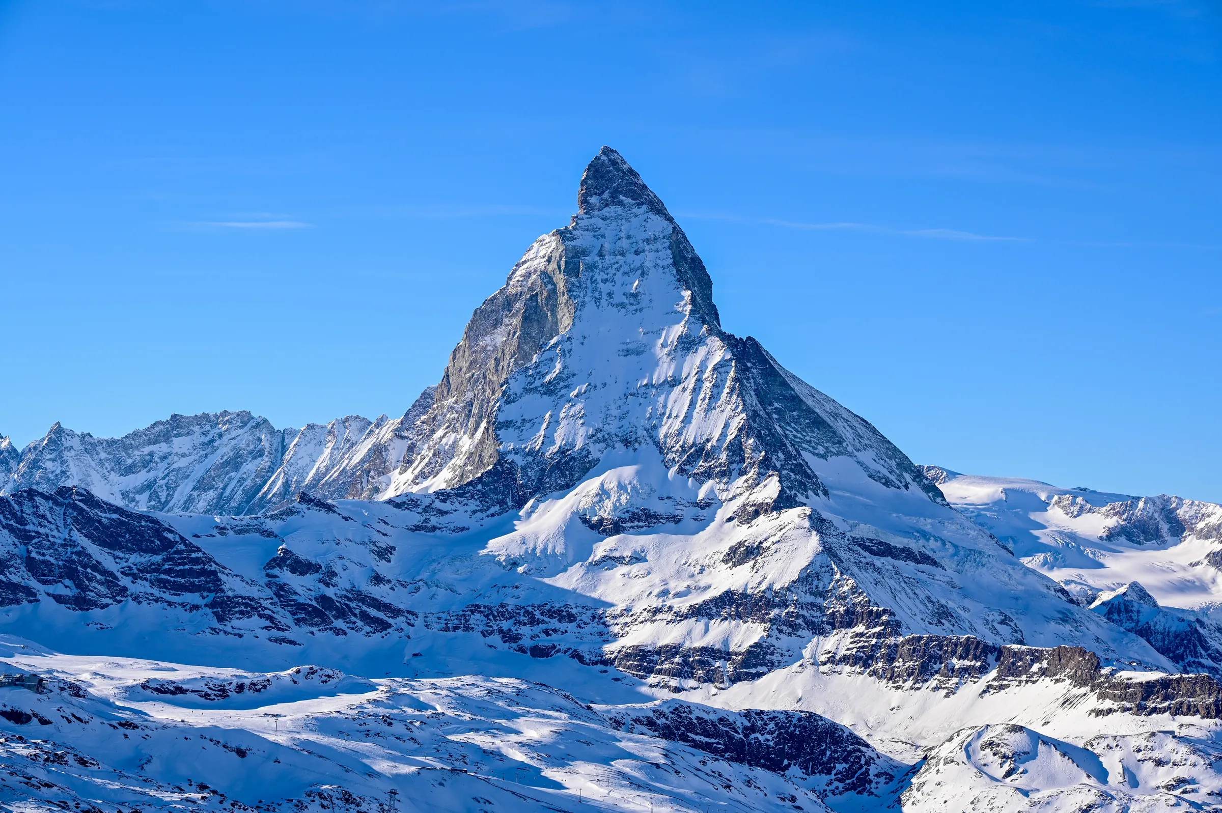The Matterhorn above Zermatt